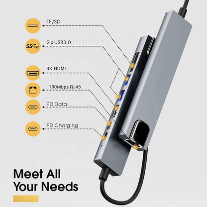 Hub USB 8-en-1 87W PD